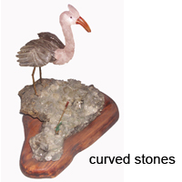 curved stones